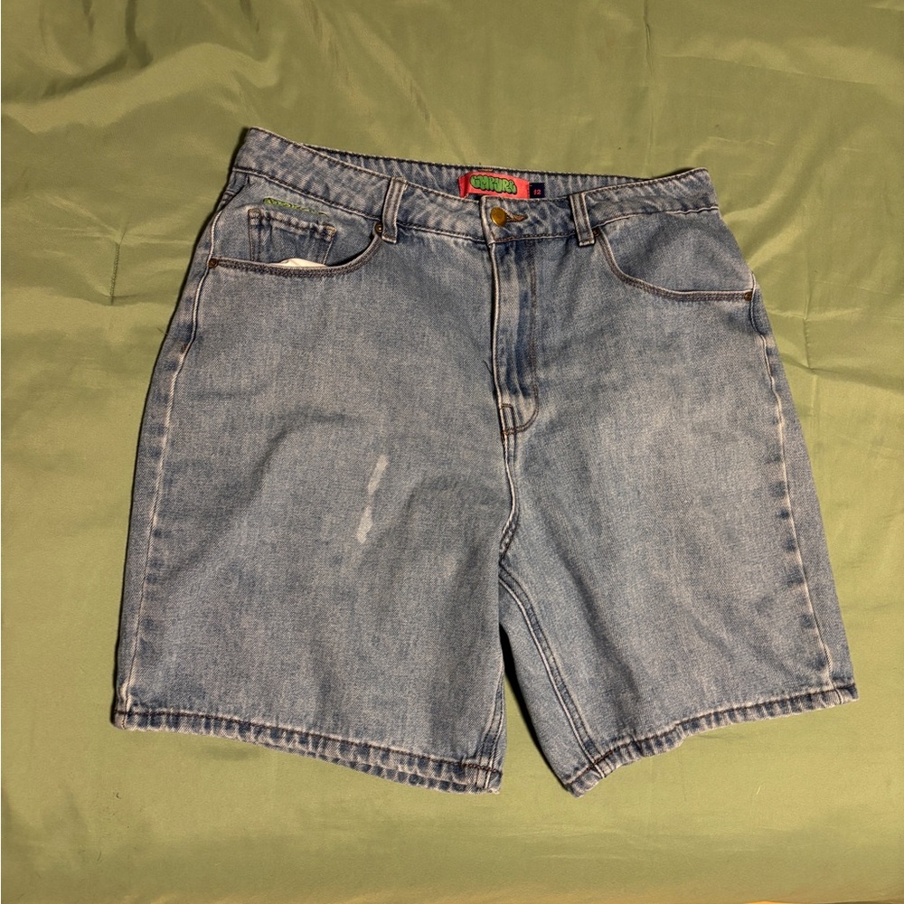 Men's Blue Denim Shorts